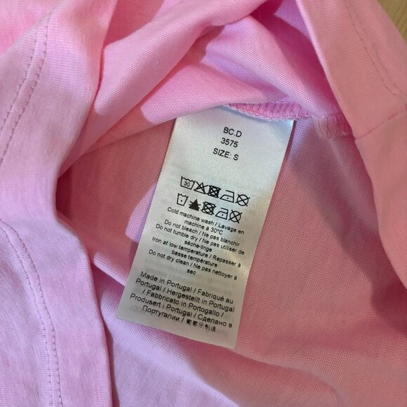 Ganni Cotton Jersey Graphic Logo T-shirt in Lilac Sachet - Picture 3 of 3